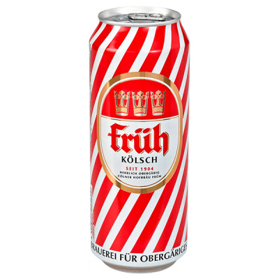 Пиво Fruh Kolsch in can 0,5 л фото