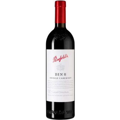 Вино Красное Сухое Penfolds Bin 8 Cabernet Shiraz South Australia 2021 0,75 л фото