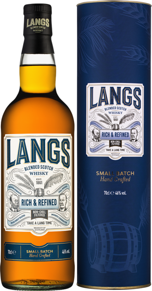 Виски Langs Rich & Refined in gift box 0,7 л фото