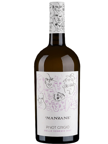 Вино Белое Сухое Le Manzane Pinot Grigio 2022 0,75 л фото