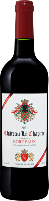 Вино Шато Ле Шапитр Бордо красное сухое 12,5% 0,75 л фото