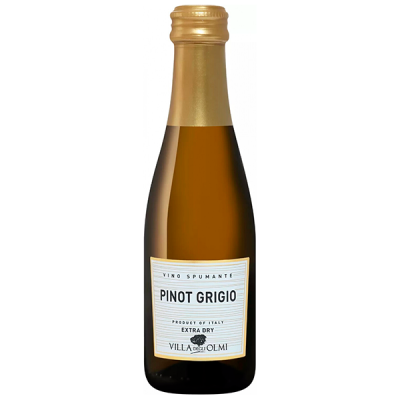 Вино игристое Белое Сухое Villa degli Olmi Pinot Grigio Spumante Extra Dry 2019 0,2 л фото
