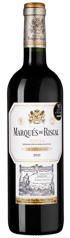 Вино Красное Сухое Marques de Riscal Reserva 2021 0,75 л фото