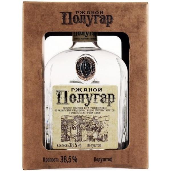 Дистиллят Polugar Rye in gift box 0,75 л фото