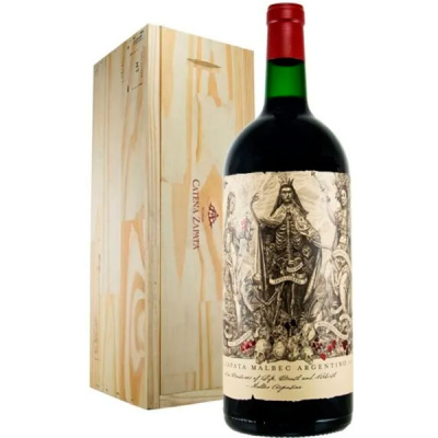 Вино Красное Сухое Catena Zapata Malbec Argentino Uco Valley in wooden box 2021 3 л фото