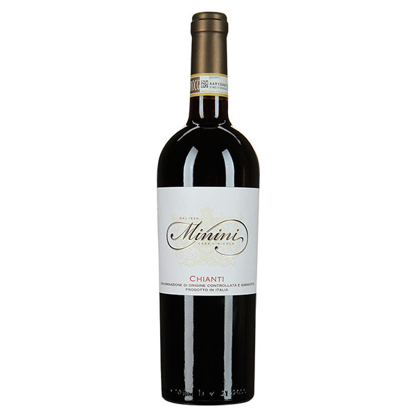 Вино Красное Сухое Minini Chianti 2018 0,375 л фото