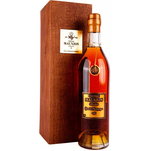 Коньяк Mauxion Selection Grande Champagne in wooden box 1988 0,7 л фото