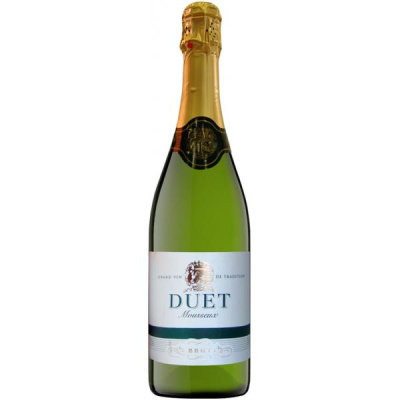 Вино игристое Белое Брют Duet Brut 0,75 л фото