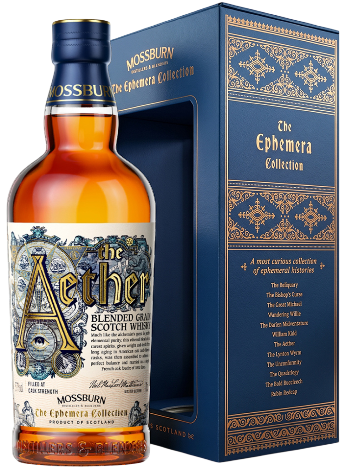 Виски Mossburn The Ephemera Collection The Aether in gift box 0,7 л фото