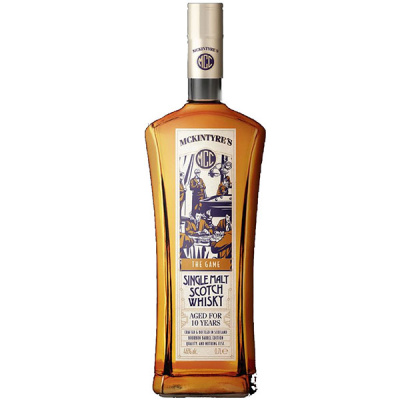 Виски McKintyre’s The Game 10 YO Bourbon Barrel Edition Single Malt Speyside 0,7 л фото