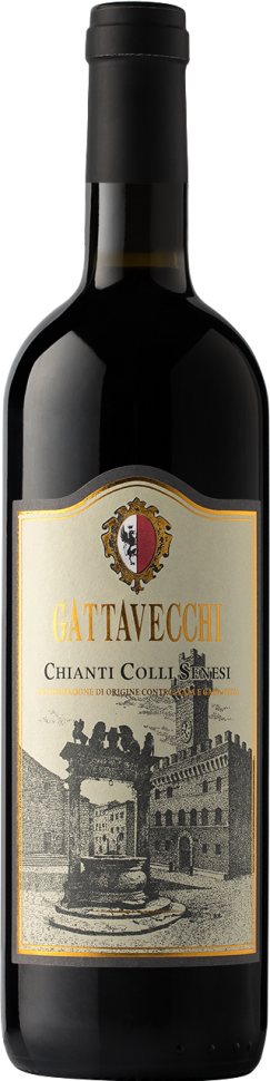 Вино Красное Сухое Gattavecchi Chianti Colli Senesi 2023 0,75 л фото