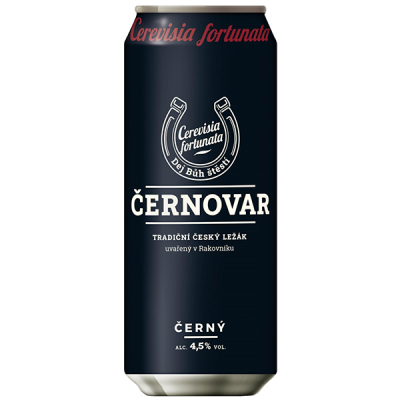 Пиво Тёмное Cernovar Cerne in can 0,5 л фото