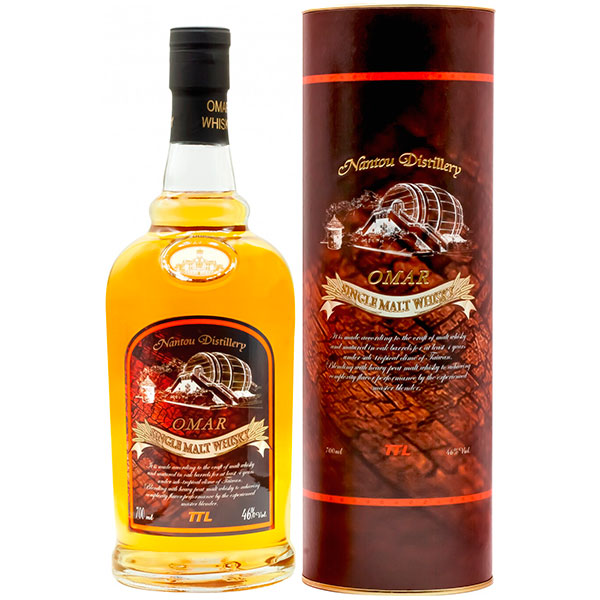 Виски Omar Peated Type Single Malt in tube 0,7 л фото