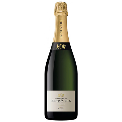 Шампанское Белое Брют Breton Fils Tradition Brut 0,75 л фото