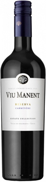 Вино Красное Сухое Viu Manent Estate Collection Reserva Carmenere Colchagua Valley 2023 0,75 л фото