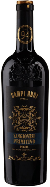 Вино Красное Полусухое Campi Rudi Sangiovese - Primitivo 2022 0,75 л фото