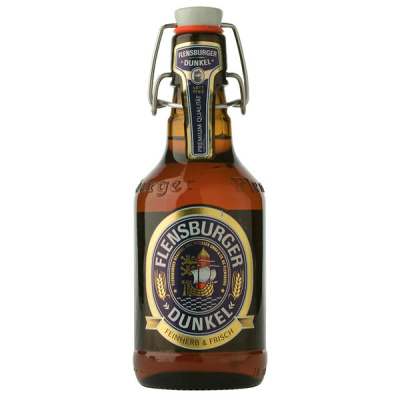 Пиво Тёмное Flensburger Dunkel 0,33 л фото
