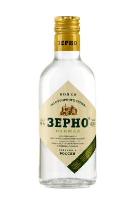 Водка Зерно Озимая 40% 0,25 л фото