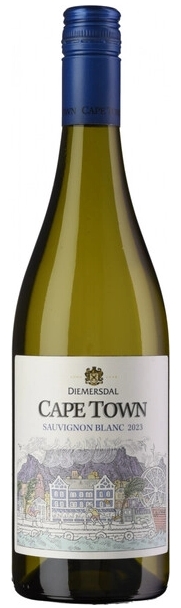 Вино Белое Сухое Diemersdal Sauvignon Blanc Cape Town 2023 0,75 л фото