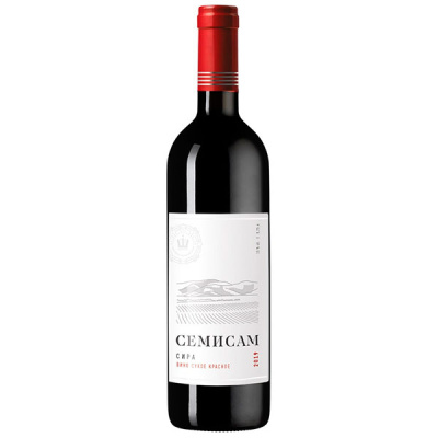 Вино Красное Сухое Semisam Syrah Kuban Anapa 2019 0,75 л фото
