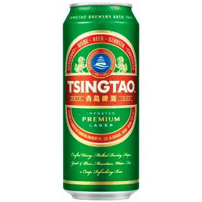 Пиво Светлое Tsingtao in can 0,5 л фото