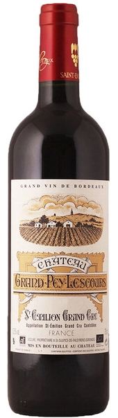 Вино Красное Сухое Chateau Grand Pey Lescours Saint-Emilion Grand Cru 2016 0,75 л фото