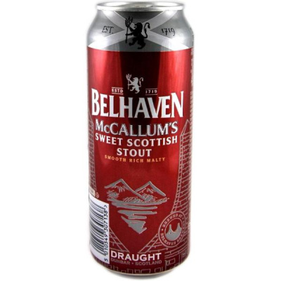 Пиво Тёмное Belhaven McCallum's Sweet Scottish Stout 0,44 л фото