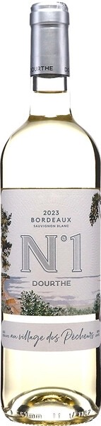 Вино Белое Сухое Dourthe №1 Bordeaux 2023 0,75 л фото