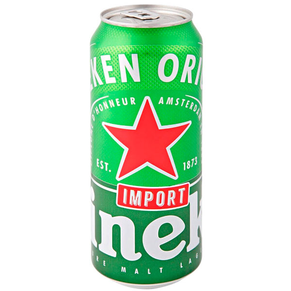 Пиво Светлое Heineken Lager in can 0,5 л фото