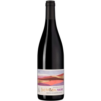Вино Красное Сухое Locantita Merlot Cabernet Franc Kuban 2023 0,75 л фото