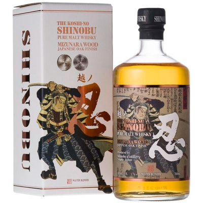 Виски Shinobu Pure Malt Mizunara Oak Finish in gift box 0,70 л фото