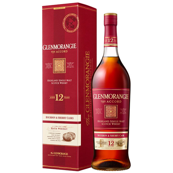 Виски Glenmorangie The Accord 12 Years Old Single Malt Highland in gift box 1 л фото