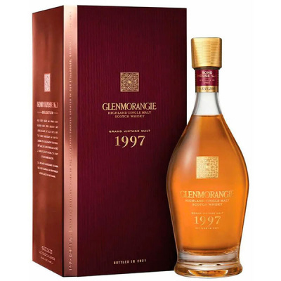 Виски Glenmorangie Grand Vintage Single Malt Highland in wooden box 1997 0,70 л фото