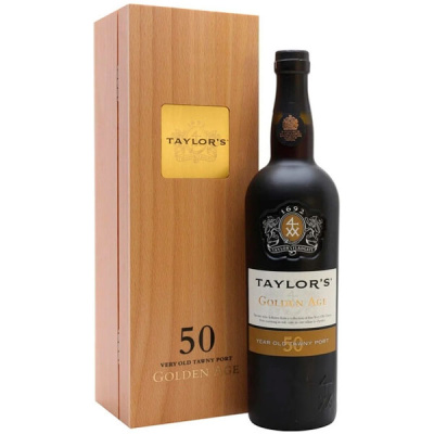 Портвейн Taylor's Golden Age Tawny 50 Years Old in wooden box 0,75 л фото