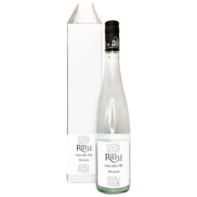 Бренди Domaine Riefle Eau-de-Vie Mirabelle in gift box 0,70 л фото