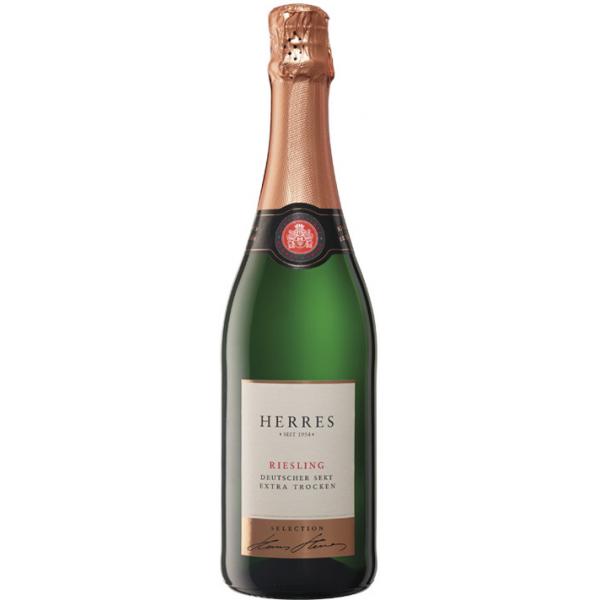 Вино игристое Herres Riesling Deutscher Sekt Extra Troken 0,75 л фото