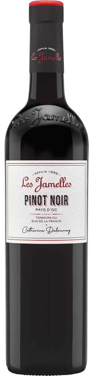Вино Красное Сухое Les Jamelles Pinot Noir 2024 0,75 л фото