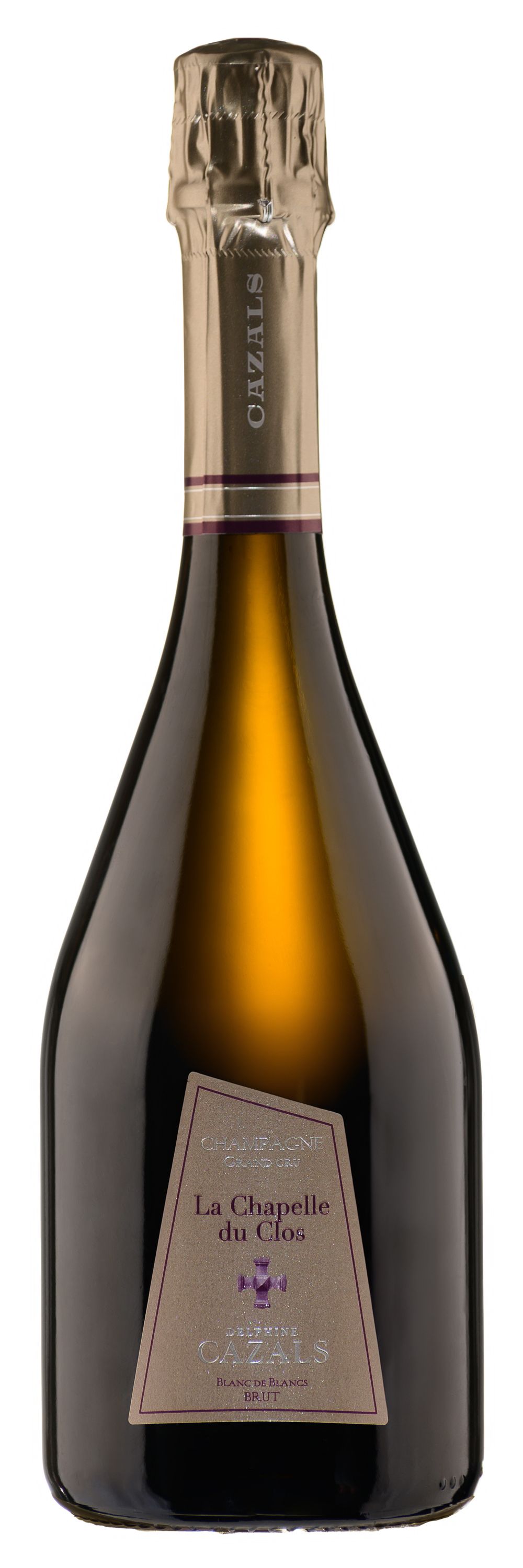 Шампанское Белое Брют Claude Cazals La Chapelle du Clos Grand Cru Champagne 2018 0,75 л фото