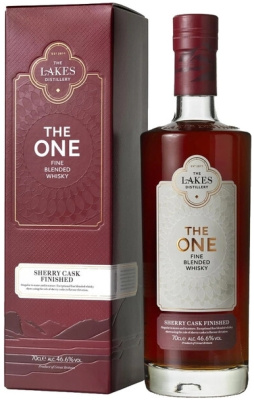 Виски The Lakes The One Fine Blended Whisky Sherry Cask Finished in gift box 0,7 л фото