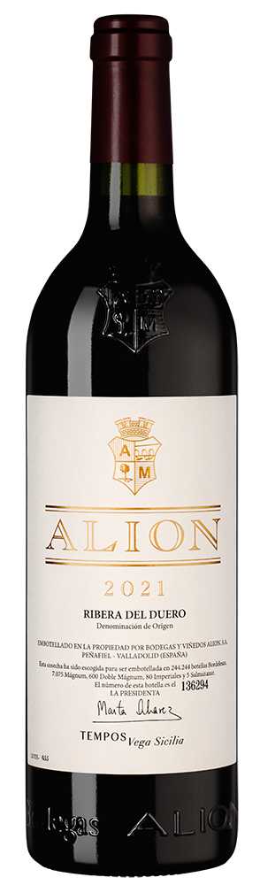 Вино Красное Сухое Alion Ribera Del Duero 2021 0,75 л фото