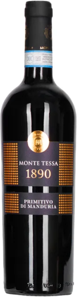 Вино Красное Сухое Monte Tessa 1890 Primitivo di Manduria 2023 0,75 л фото