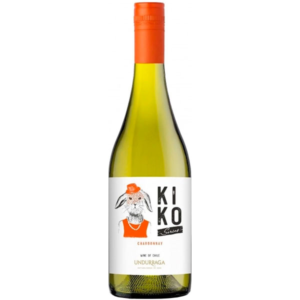 Вино Белое Сухое Undurraga Kiko Chardonnay Valle Central 2024 0,75 л фото