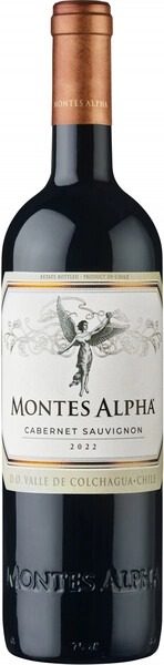 Вино Красное Сухое Montes Alpha Cabernet Sauvignon Colchagua Valley 2022 0,75 л фото