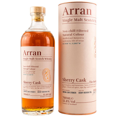 Виски Arran The Bodega Sherry Cask Single Malt Arran in tube 0,7 л фото