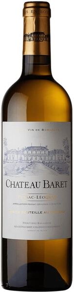 Вино Белое Сухое Chateau Baret Blanc Pessac-Leognan 2020 0,75 л фото
