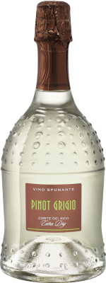 Вино игристое Вилла Дельи Олми Корте Дей Рови Пино Гриджио Спуманте Экстра Драй белое сухое 11% 0,75 л фото