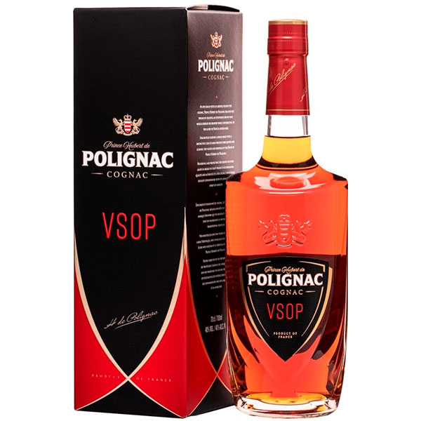 Коньяк Prince Hubert de Polignac VSOP in gift box 0,70 л фото
