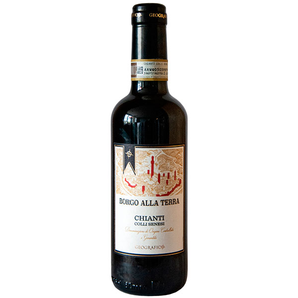 Вино Красное Сухое Geografico Borgo alla Terra Chianti Colli Senesi 2021 0,375 л фото
