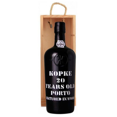 Портвейн Kopke 20 Years Old in wooden box 0,75 л фото