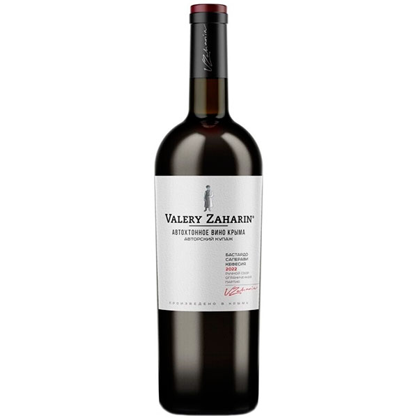 Вино Красное Сухое Valery Zaharin Autochthonous Wine of Crimea Bastardo-Saperavi-Kefesiya 2022 0,75 л фото